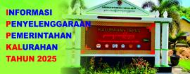 Informasi Penyelenggaraan Pemerintahan Kalurahan Tahun 2025